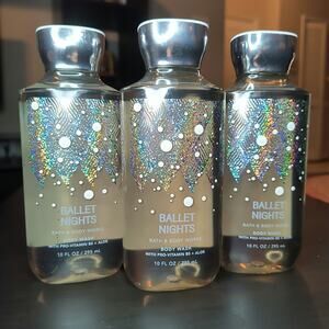 3 Bath & Body Works BALLET NIGHTS Body Wash